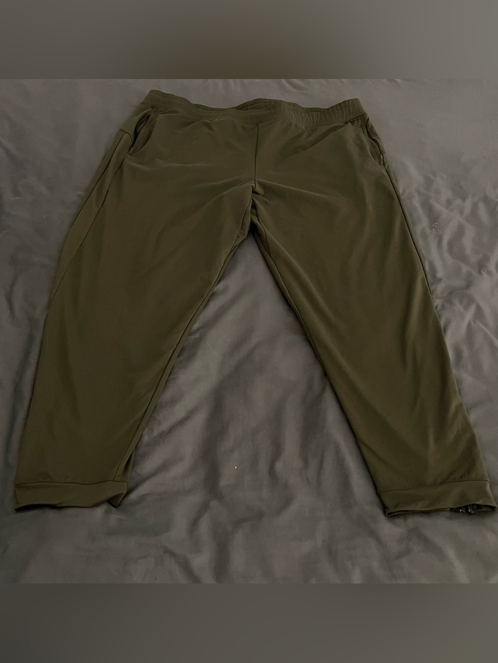all in motion Men's Olive Green Athletic Jogger Workout Pants